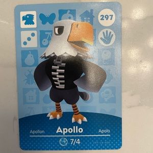 Animal Crossing New Horizon Amiibo - Apollo